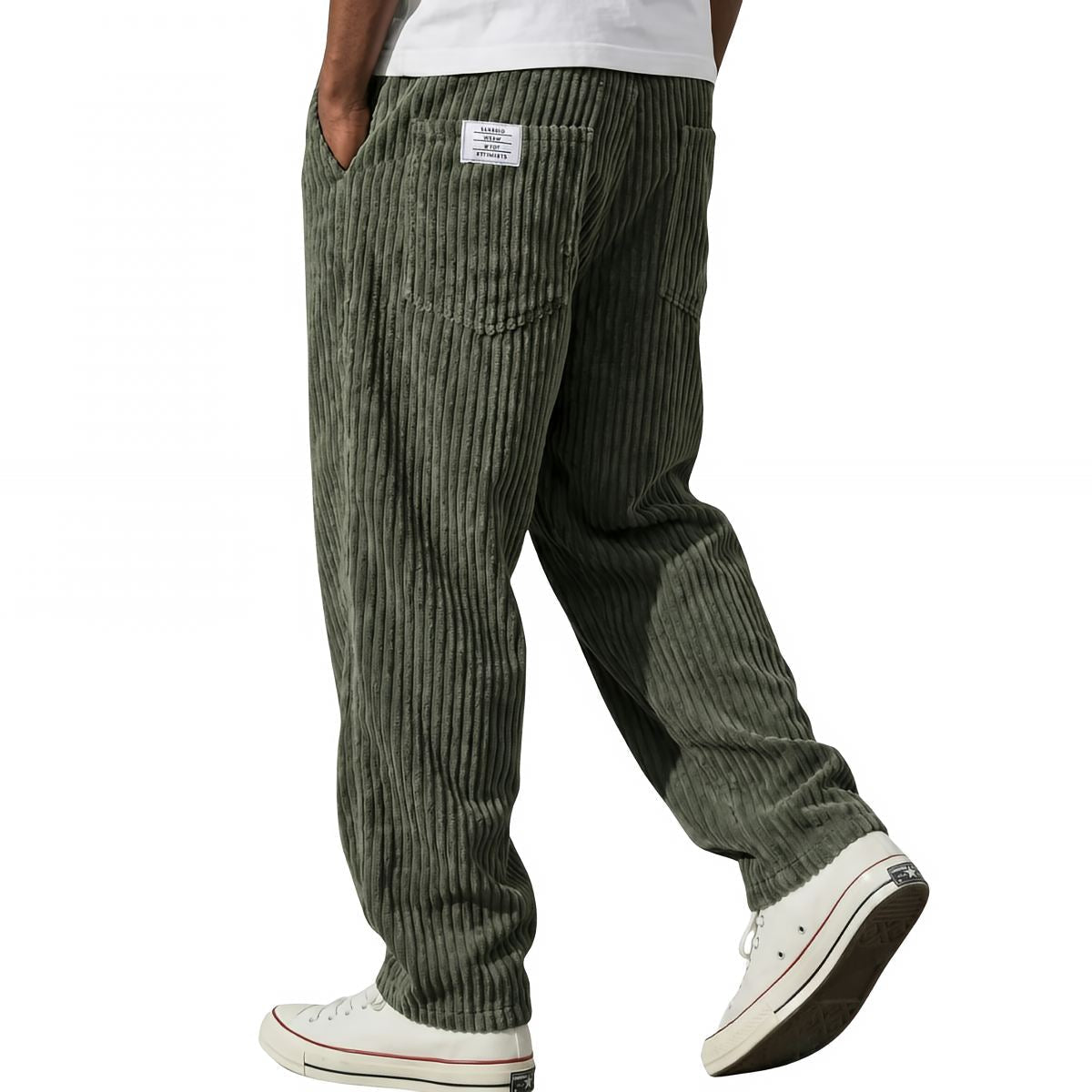 Varel | Pantaloni in velluto a coste con vita elastica per Uomo