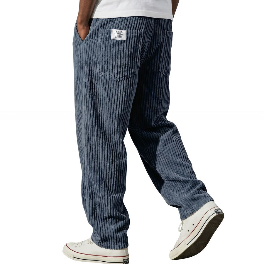 Varel | Pantaloni in velluto a coste con vita elastica per Uomo