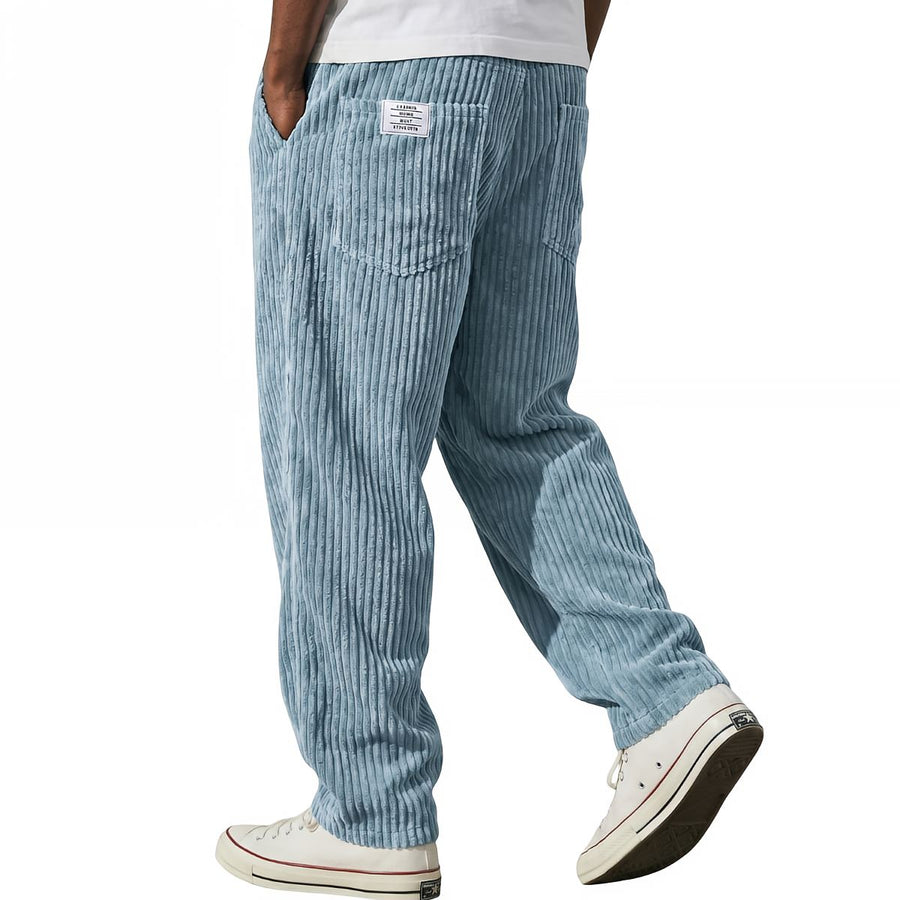 Varel | Pantaloni in velluto a coste con vita elastica per Uomo