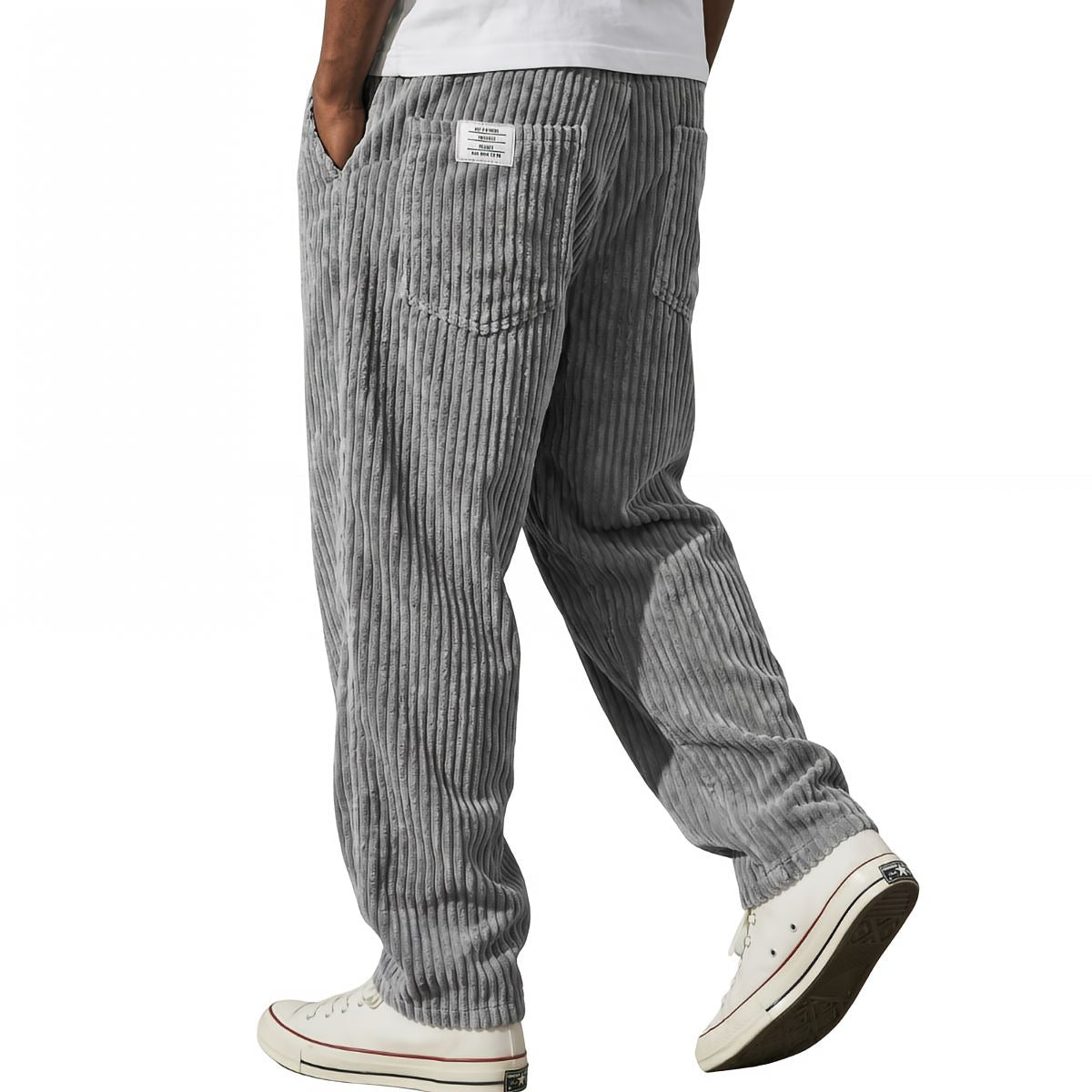 Varel | Pantaloni in velluto a coste con vita elastica per Uomo