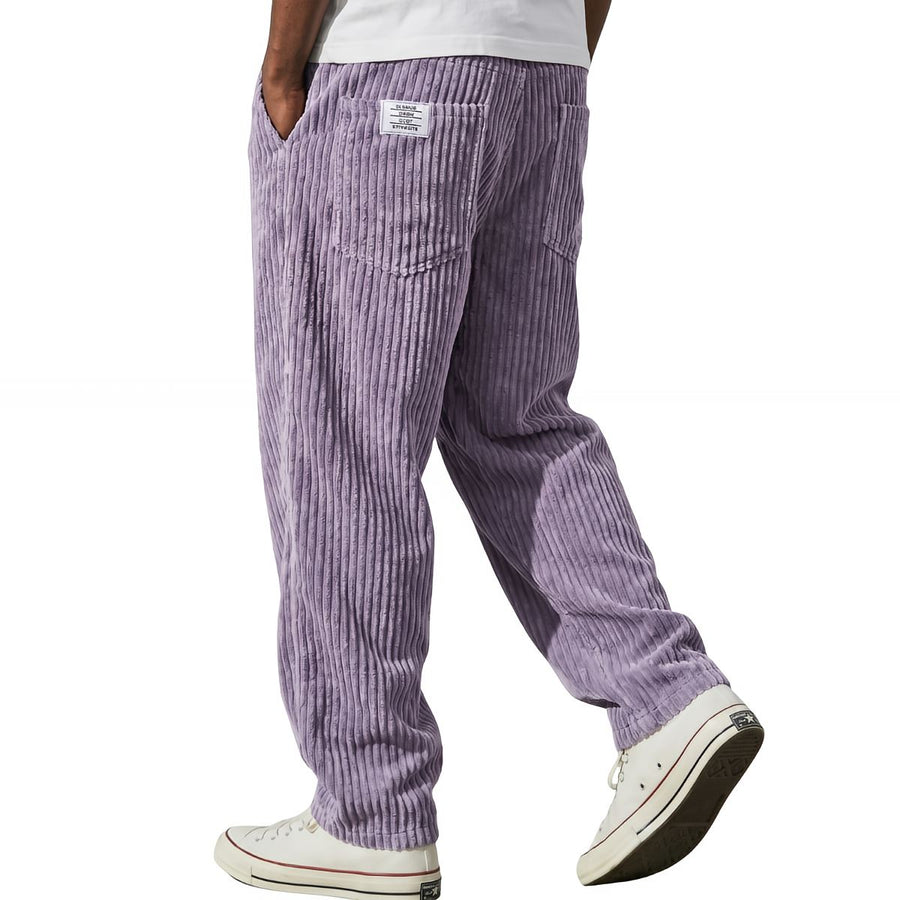 Varel | Pantaloni in velluto a coste con vita elastica per Uomo