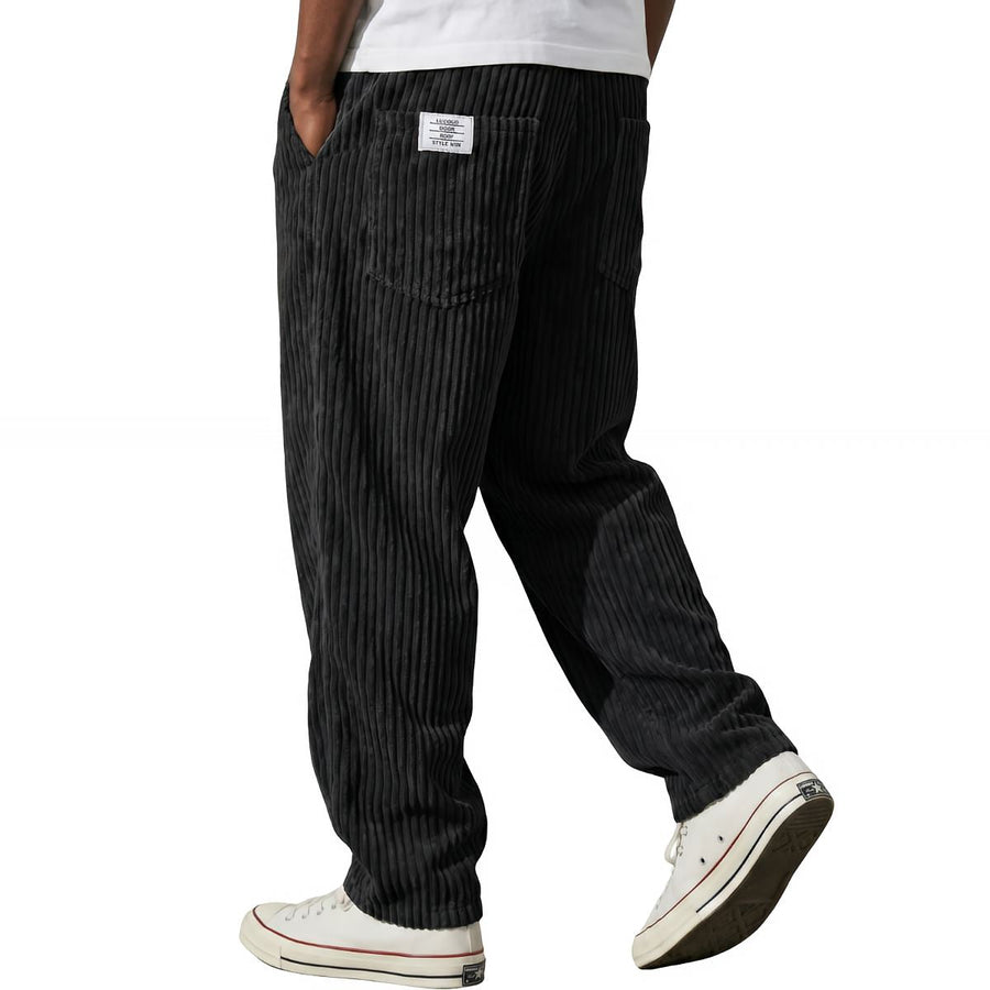 Varel | Pantaloni in velluto a coste con vita elastica per Uomo