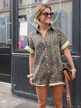 Nonette™ |  Abito camicia con stampa leopardata
