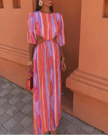 SOLA | Abito elegante con schiena scoperta da donna