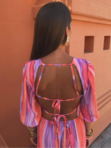 SOLA | Abito elegante con schiena scoperta da donna