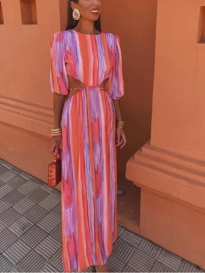 SOLA | Abito elegante con schiena scoperta da donna
