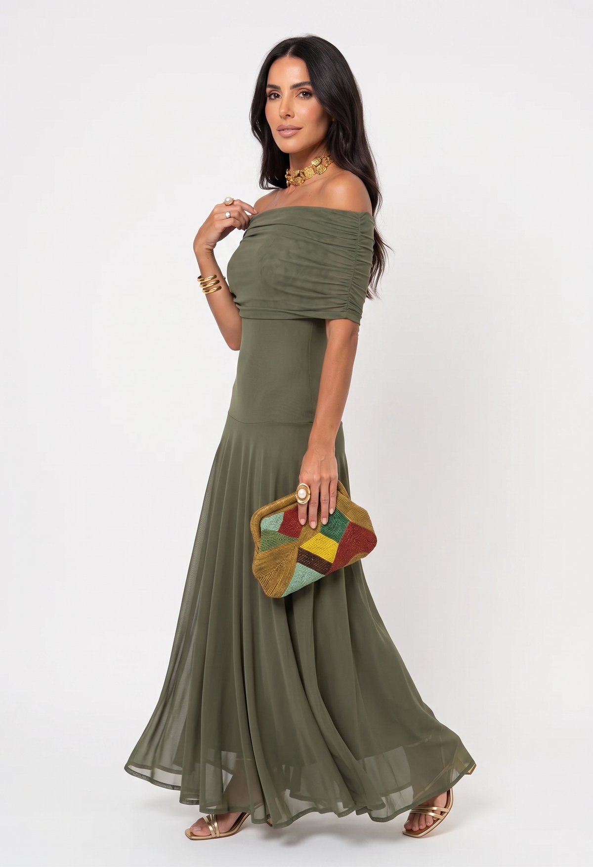 Carla | Abito lungo elegante e semplice per donna