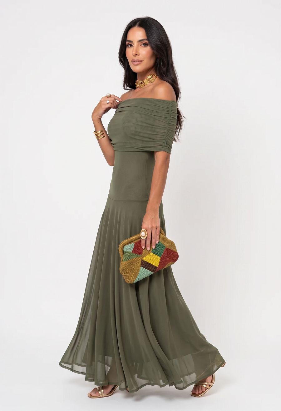 Carla | Abito lungo elegante e semplice per donna