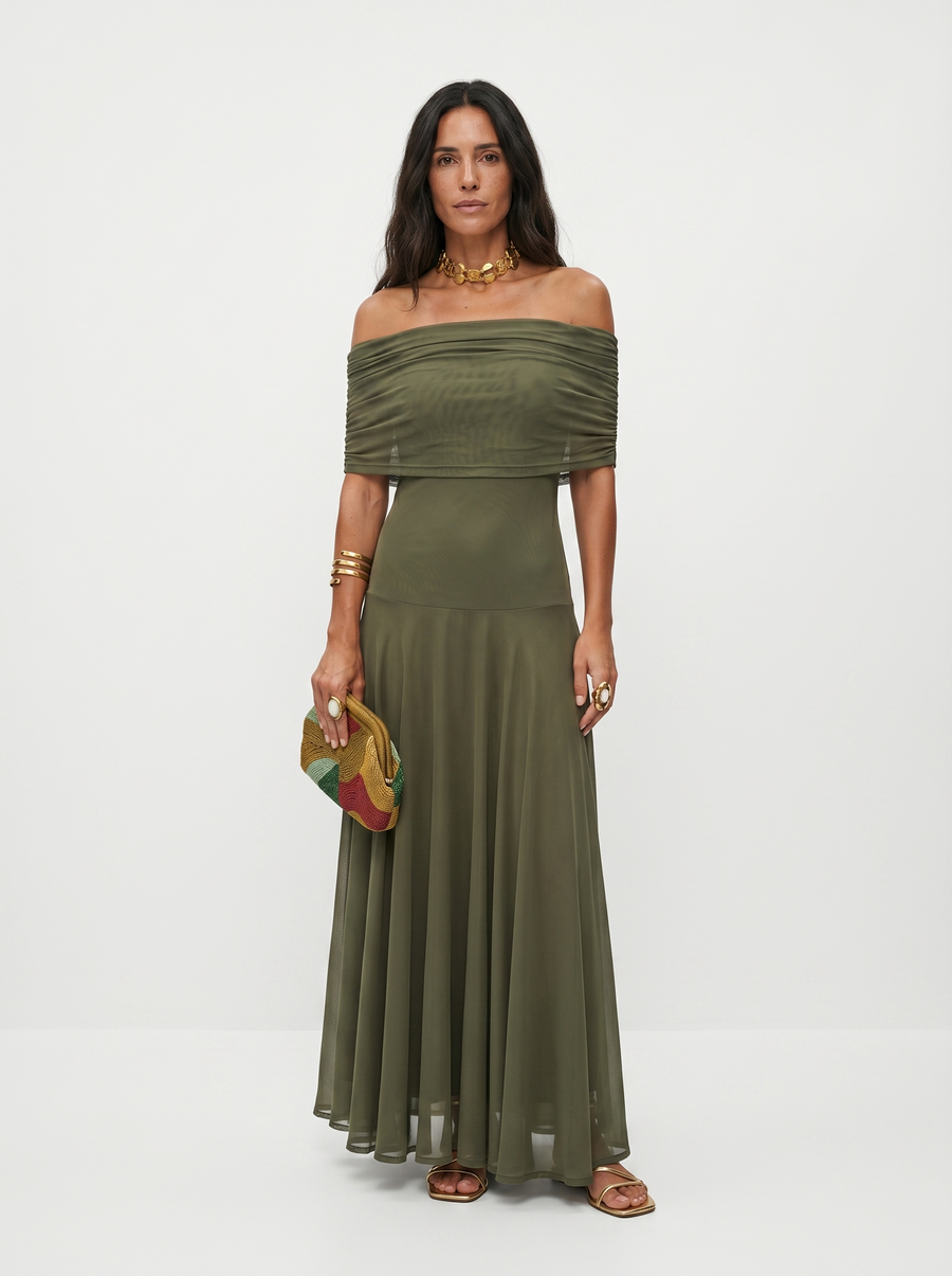 Carla | Abito lungo elegante e semplice per donna