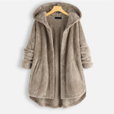 Dana™ | Cappotto a Coste con Cappuccio da Donna
