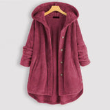 Dana™ | Cappotto a Coste con Cappuccio da Donna