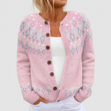Elva™ | Cardigan di maglia solta con stampa