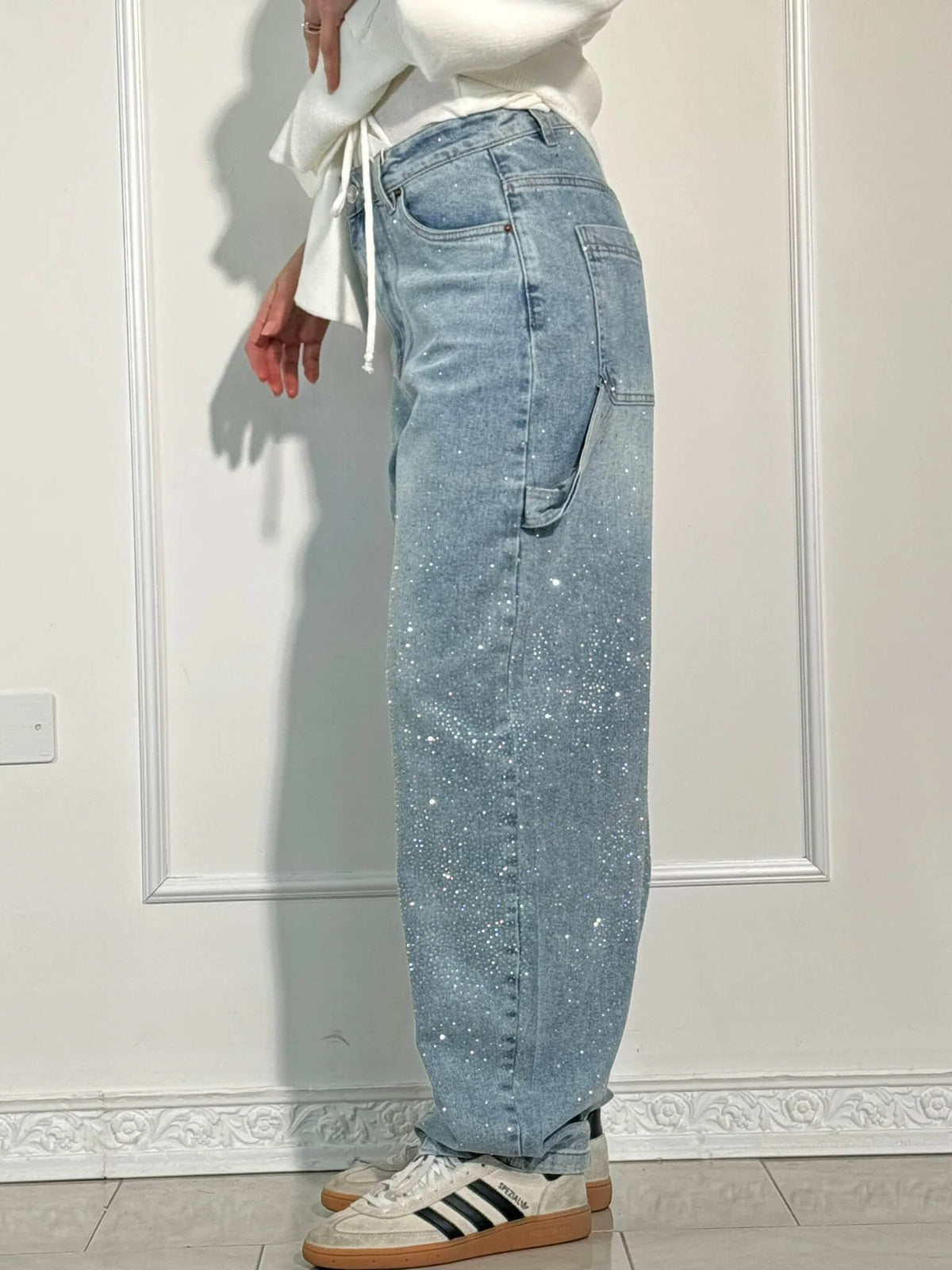 Jeans brillanti, casual e conodi