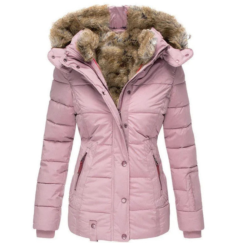Anna™ | Cappotto invernale caldo con fodera in pelliccia