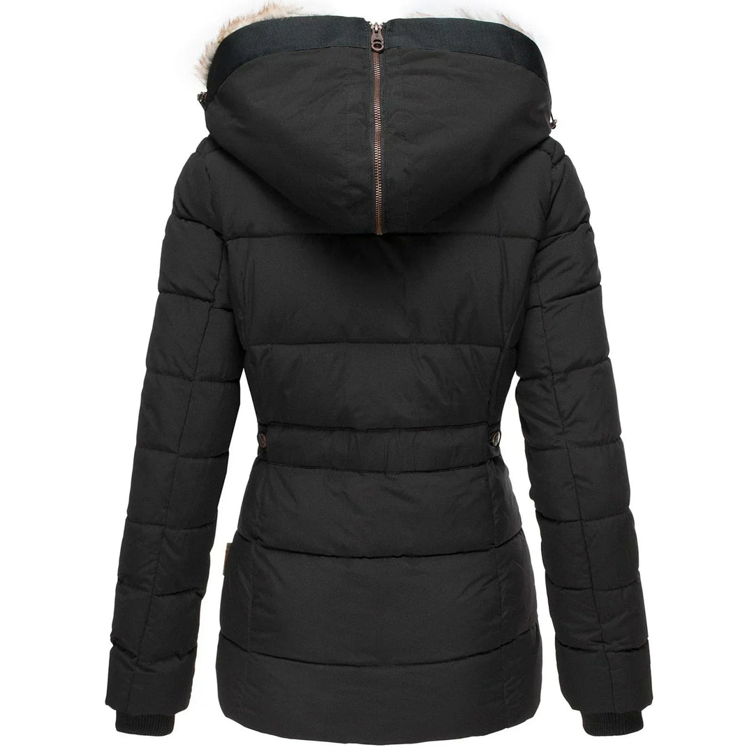 Anna™ | Cappotto invernale caldo con fodera in pelliccia