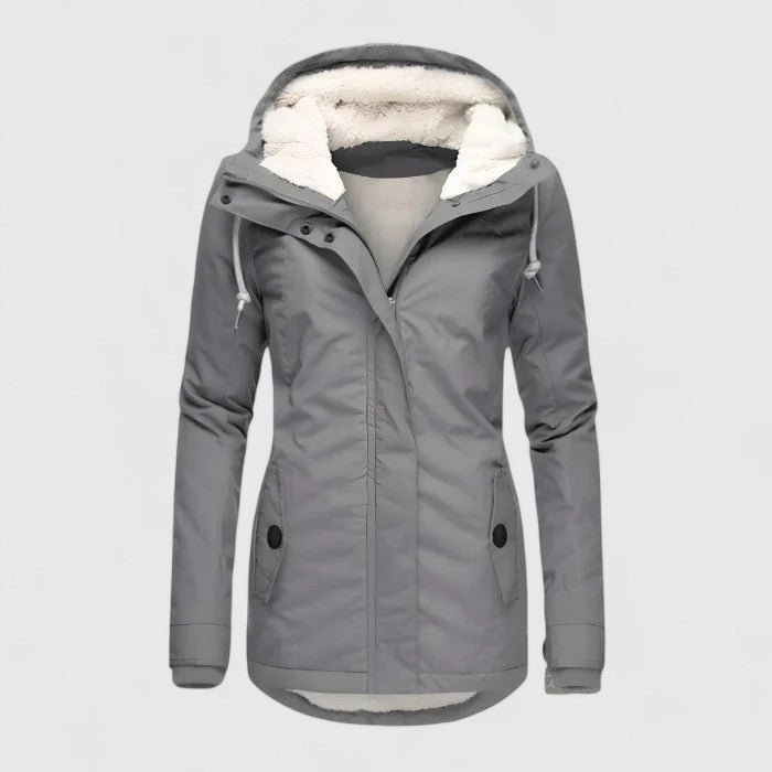 Amélie | Cappotto Invernale Impermeabile con Cappuccio da Donna