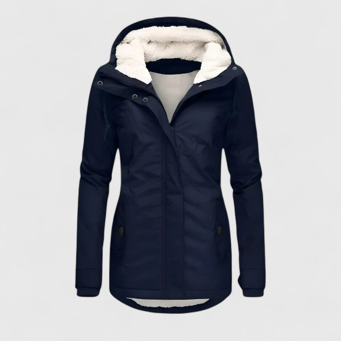 Amélie | Cappotto Invernale Impermeabile con Cappuccio da Donna