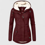 Amélie | Cappotto Invernale Impermeabile con Cappuccio da Donna