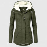Amélie | Cappotto Invernale Impermeabile con Cappuccio da Donna