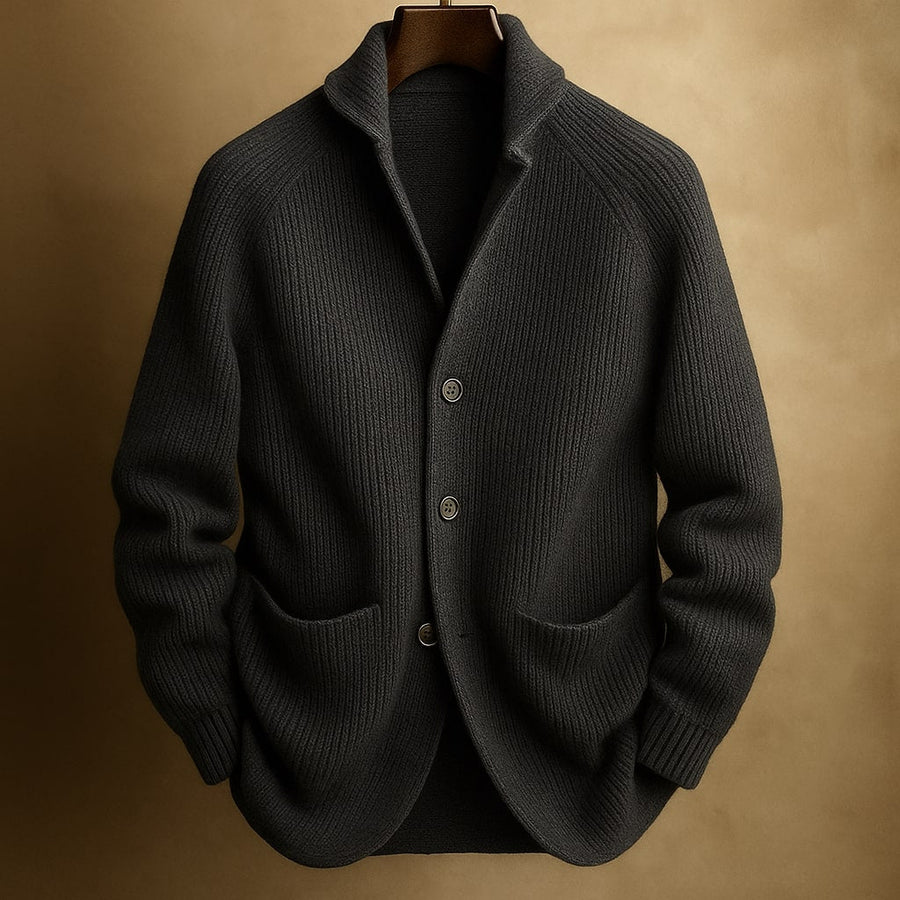 RORO | CARDIGAN DA UOMO IN LANA CONICA