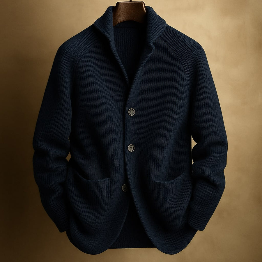 RORO | CARDIGAN DA UOMO IN LANA CONICA