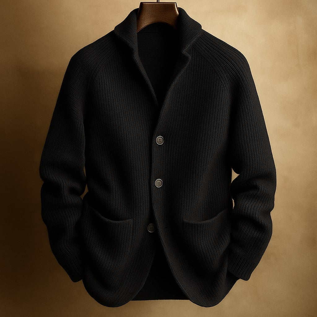 RORO | CARDIGAN DA UOMO IN LANA CONICA
