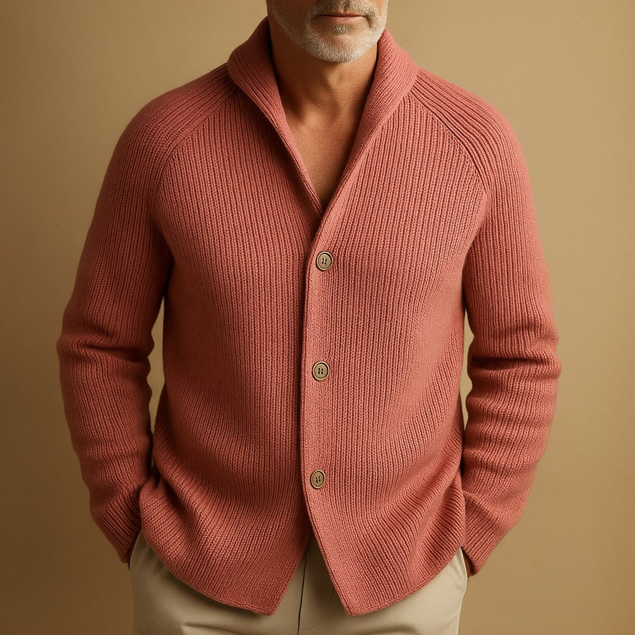 RORO | CARDIGAN DA UOMO IN LANA CONICA