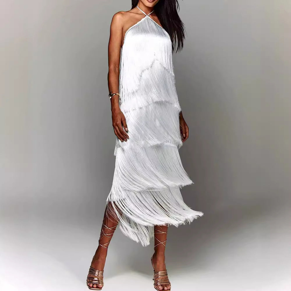 Eva | Abito con nappe