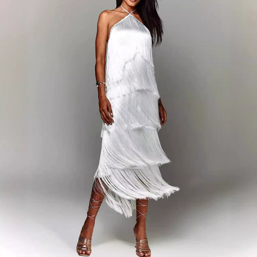 Eva | Abito con nappe