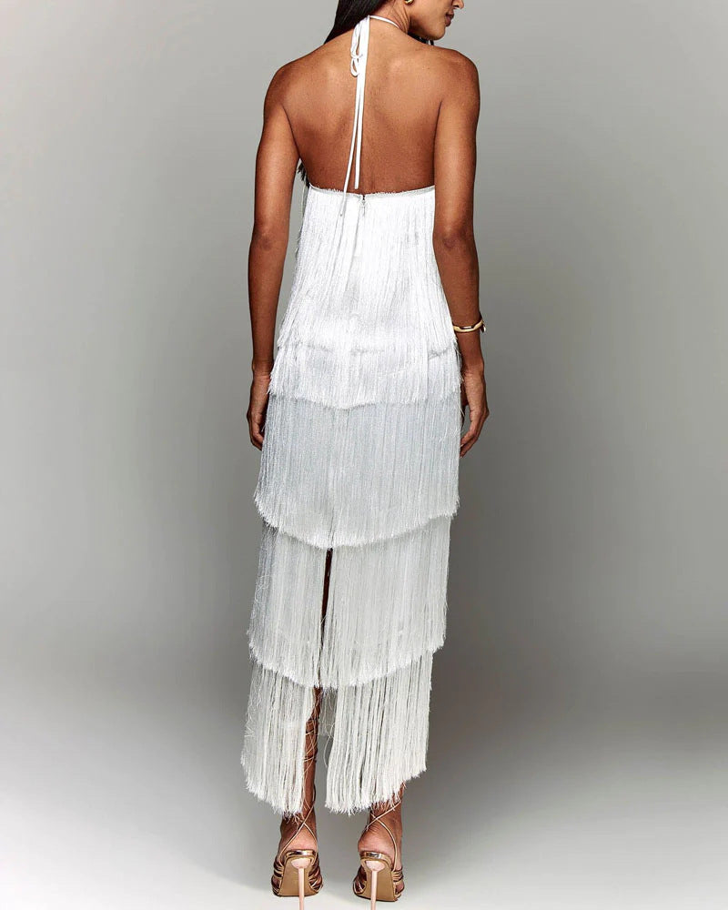 Eva | Abito con nappe