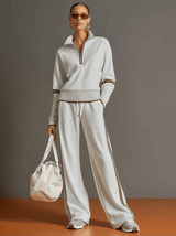 Marietta | Blusa e Pantaloni a Gamba Larga da Donna