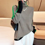 Malou™ | Maglione di collo alto con listras contrastantes marcantes