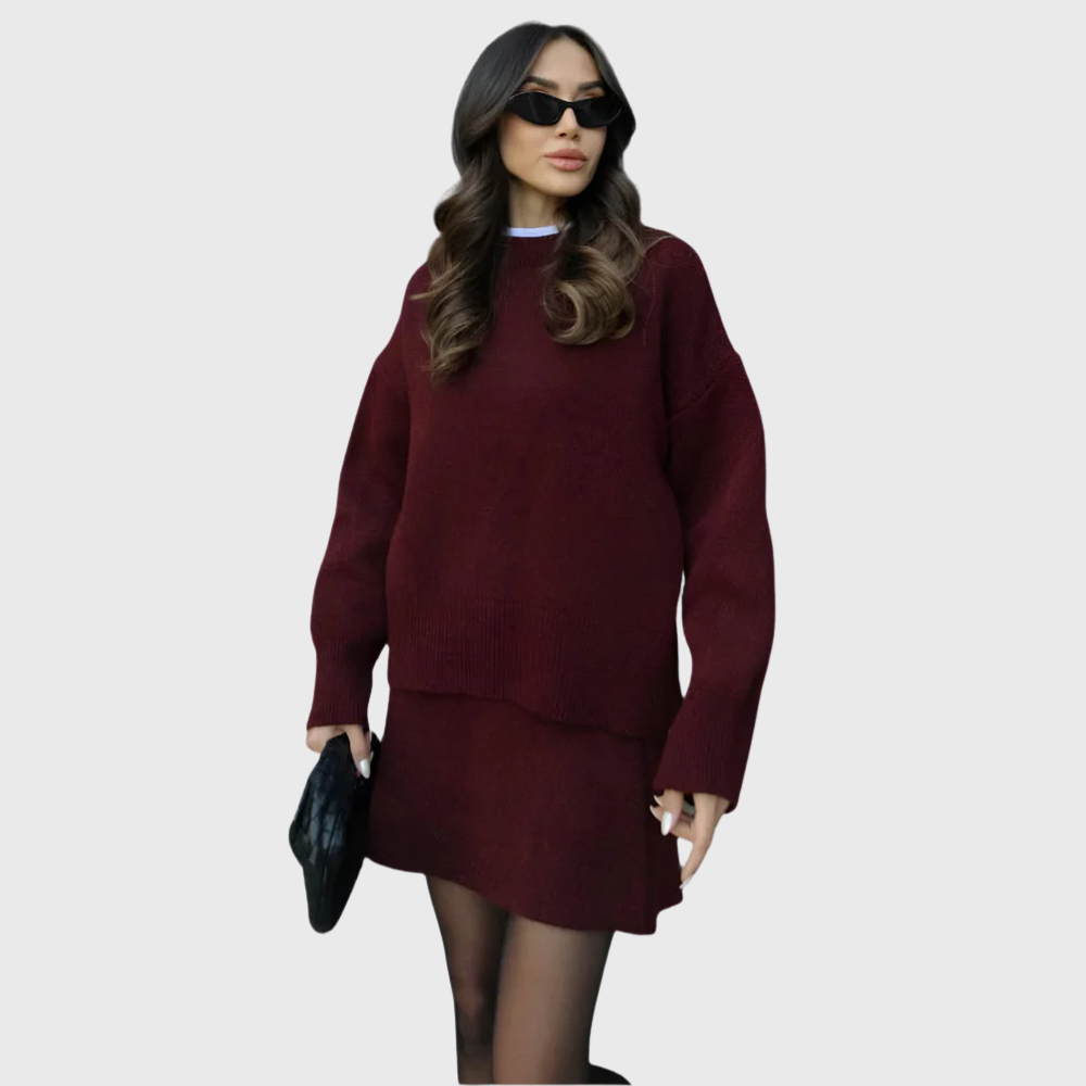 Set in Maglia Accogliente da Donna