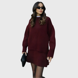 Set in Maglia Accogliente da Donna