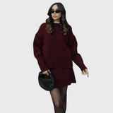 Set in Maglia Accogliente da Donna