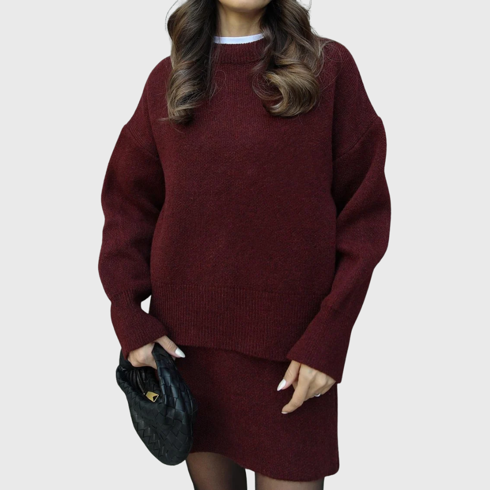 Set in Maglia Accogliente da Donna