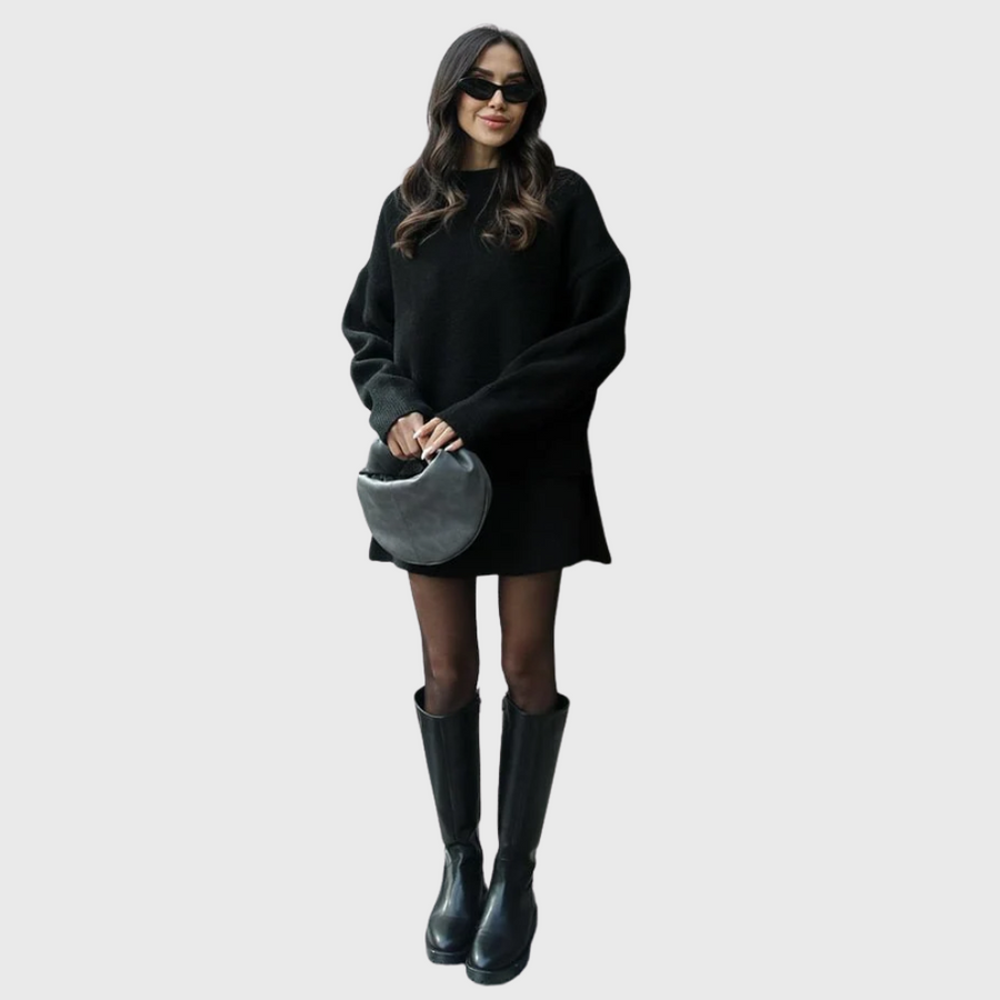 Set in Maglia Accogliente da Donna