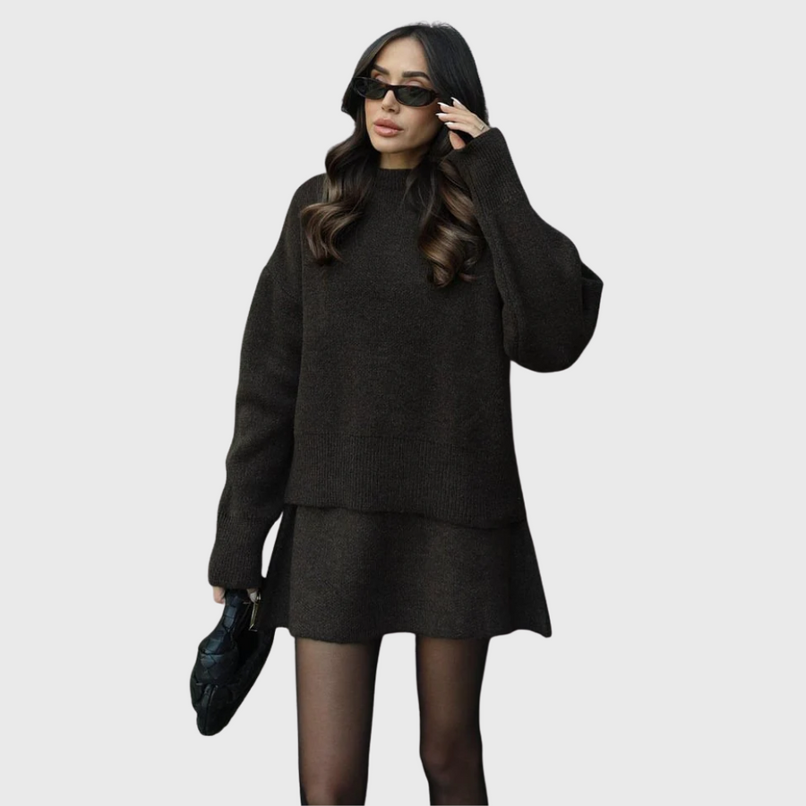 Set in Maglia Accogliente da Donna