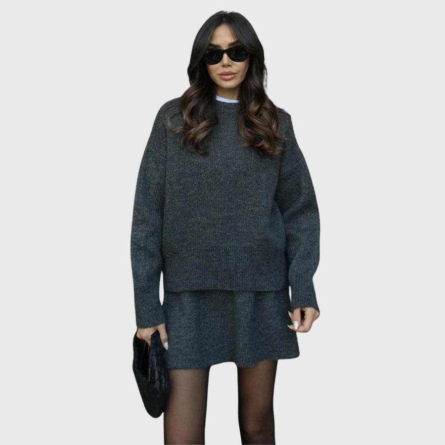 Set in Maglia Accogliente da Donna