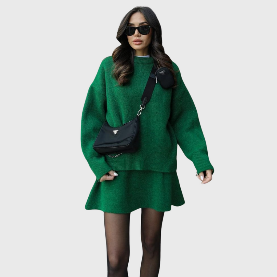 Set in Maglia Accogliente da Donna