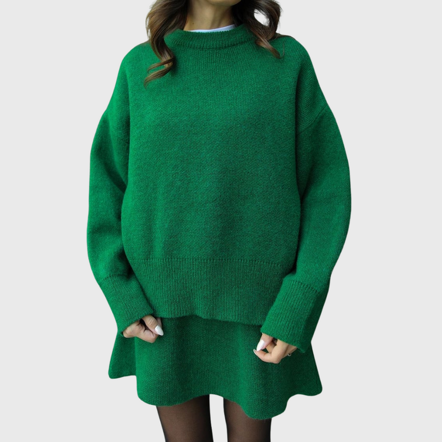 Set in Maglia Accogliente da Donna