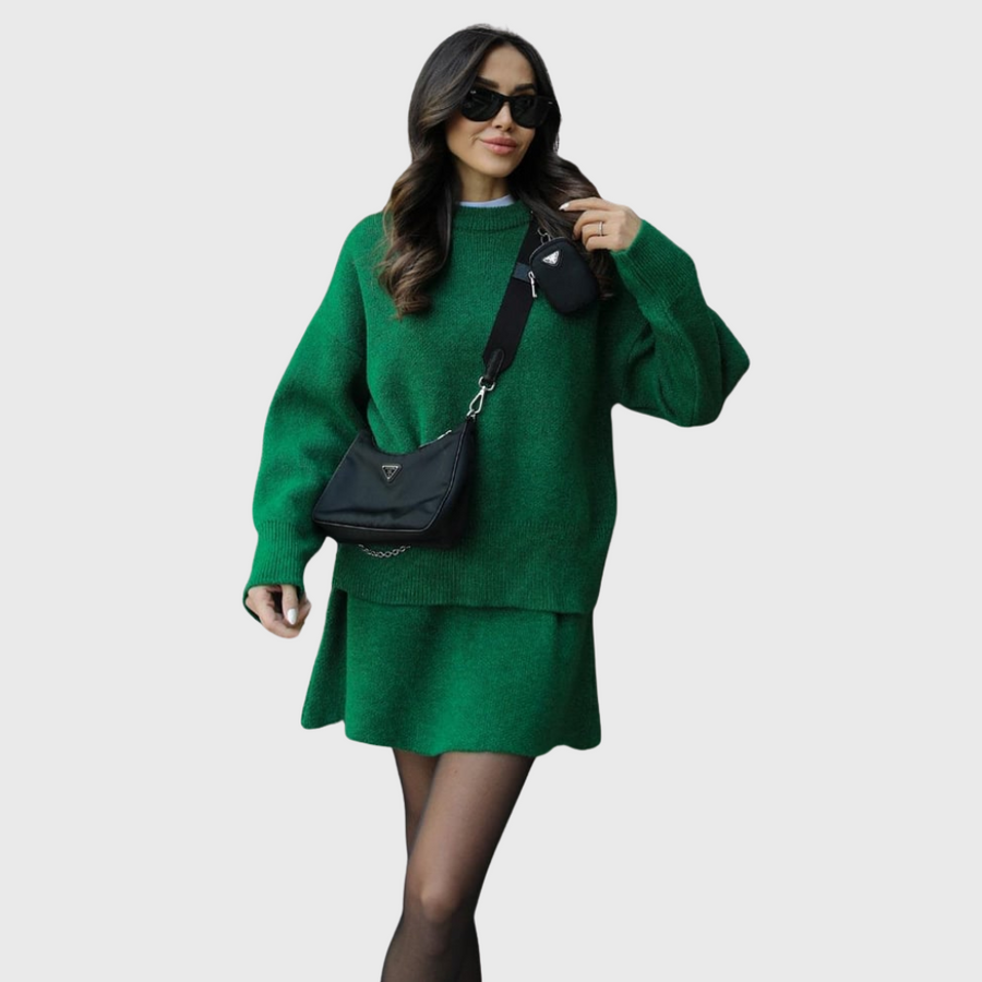 Set in Maglia Accogliente da Donna