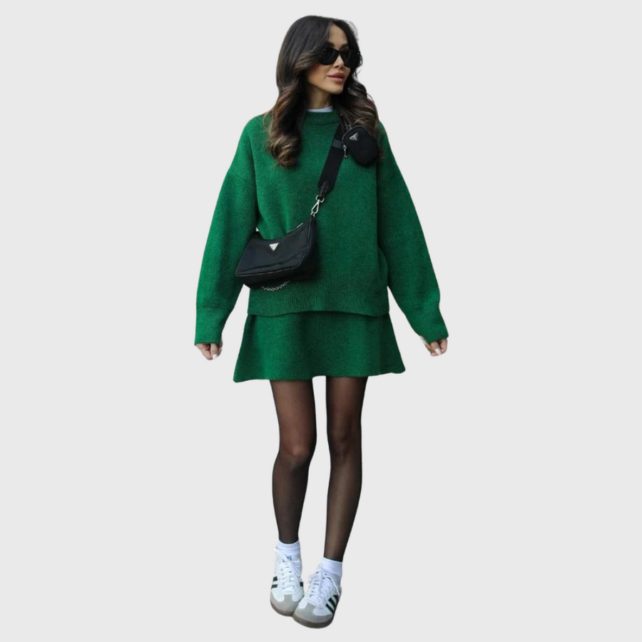 Set in Maglia Accogliente da Donna