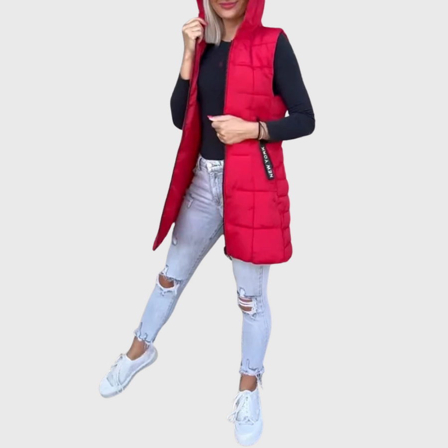 Alba | Cappotto Imbottito Senza Maniche da Donna