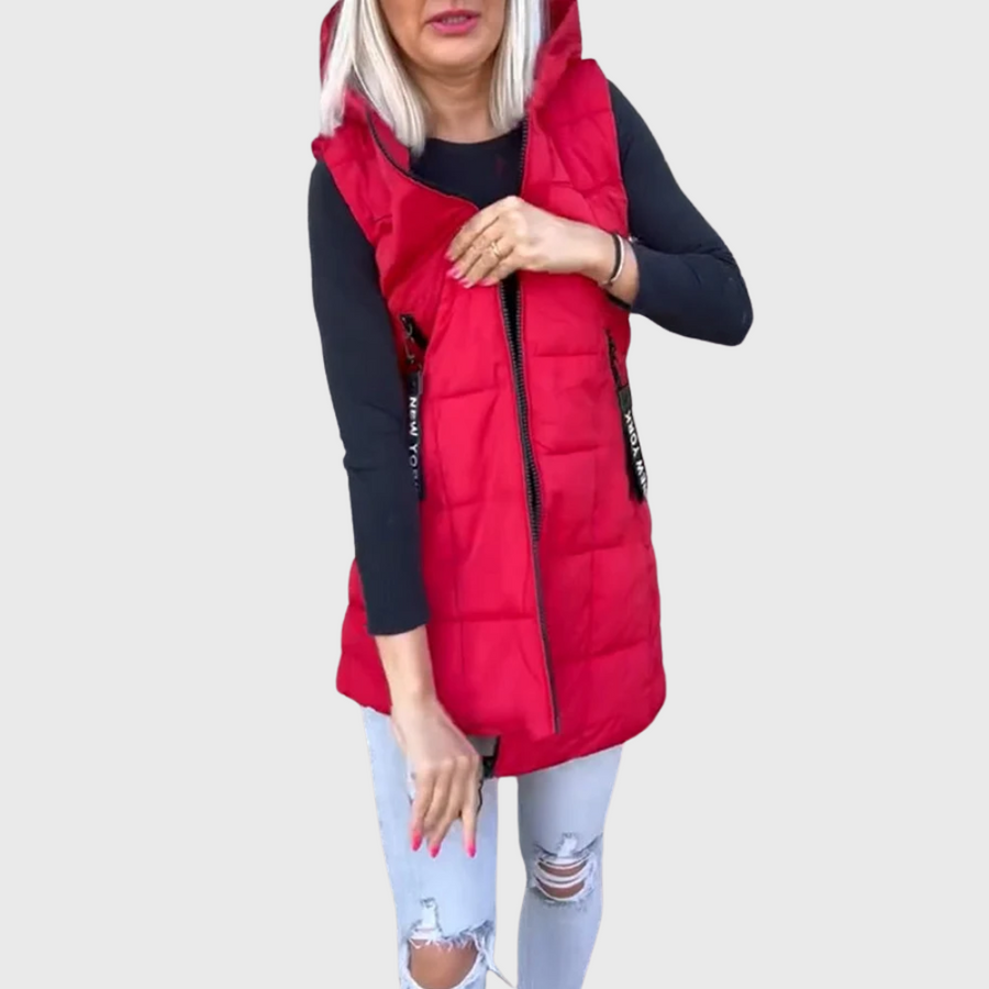 Alba | Cappotto Imbottito Senza Maniche da Donna