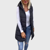 Alba | Cappotto Imbottito Senza Maniche da Donna