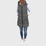 Alba | Cappotto Imbottito Senza Maniche da Donna