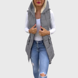 Alba | Cappotto Imbottito Senza Maniche da Donna