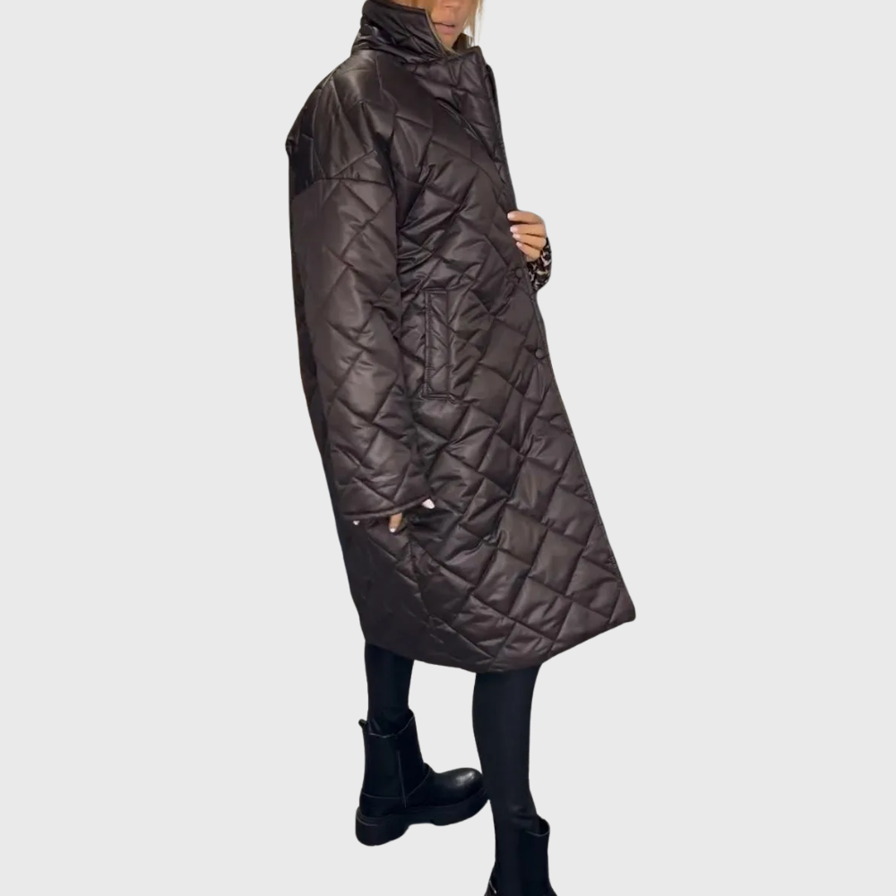Cappotto Imbottito Reversibile da Donna