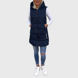 Alba | Cappotto Imbottito Senza Maniche da Donna